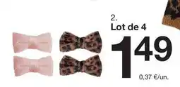 Zeeman Lot de 4 offre