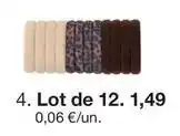 Zeeman Lot de 12 offre