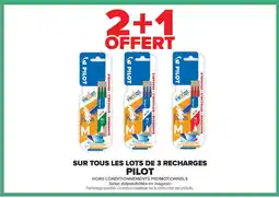 Carrefour Drive PILOT Sur tous les lots de 3 recharges offre