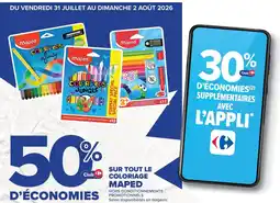 Carrefour Drive MAPED Sur tout le coloriage offre