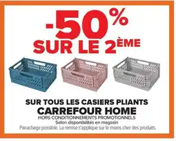 Carrefour Drive Sur tous les casiers pliants carrefour home offre