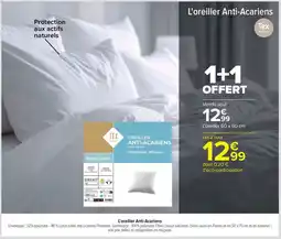 Carrefour Drive L'oreiller Anti-Acariens offre