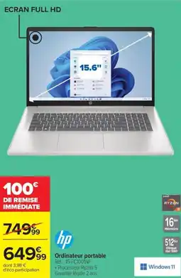 Carrefour Drive HP Ordinateur portable offre