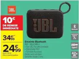 Carrefour Drive JBL Enceinte Bluetooth offre