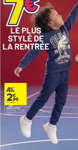 Carrefour Drive Jogging enfant offre