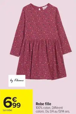 Carrefour Drive Robe fille offre