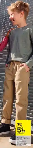 Carrefour Drive Pantalon garçon offre
