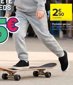 Carrefour Drive Pantalon garçon offre