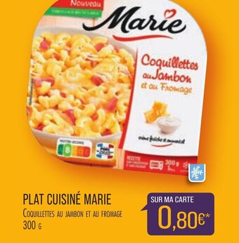 Match Plat cuisiné marie offre