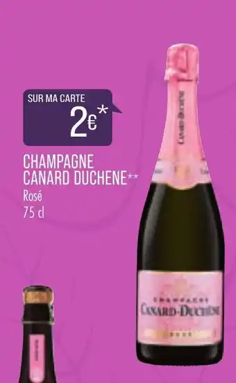 Match Champagne canard duchene offre