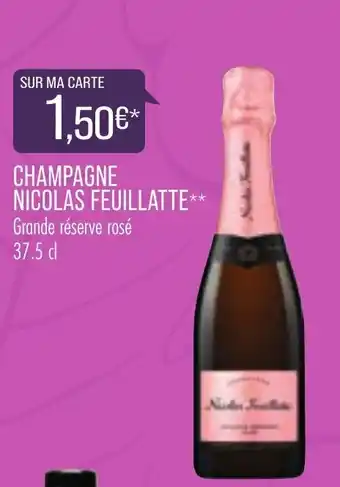 Match Champagne nicolas feuillatte offre