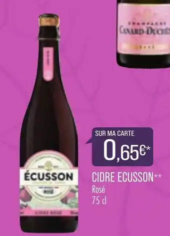 Match Cidre ecusson offre