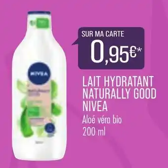 Match Lait hydratant naturally good nivea offre