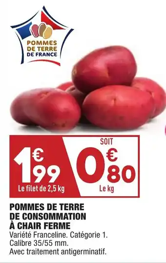 ALDI Pommes de terre de consommation offre