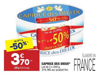 ALDI Caprice des dieux offre