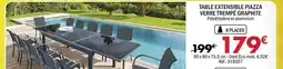 La Foir'Fouille Table extensible piazza verre trempe graphite offre