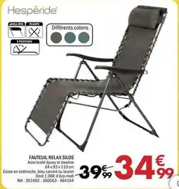 La Foir'Fouille Canard - fauteuil relax silos offre