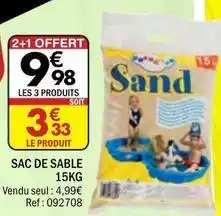 La Foir'Fouille Sac de sable offre