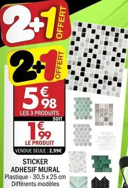 La Foir'Fouille Sticker adhesif mural offre