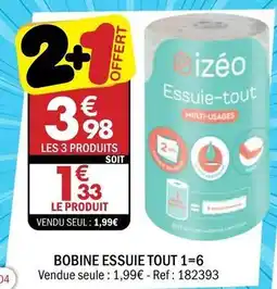 La Foir'Fouille Bobine essuie tout 1=6 offre