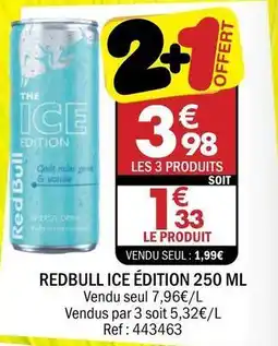 La Foir'Fouille Red bull - redbull ice édition 250 ml offre