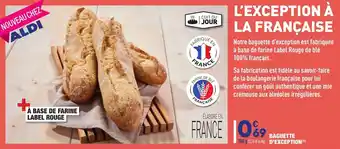 ALDI Baguette d'exception offre