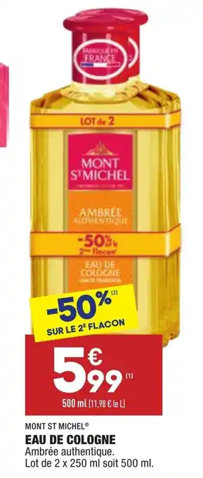 ALDI Eau de cologne offre