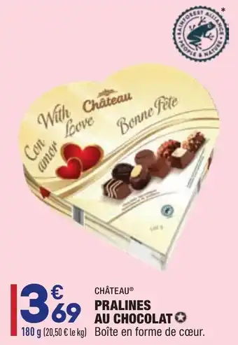 Pralines au chocolat