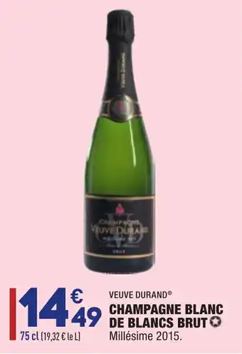 ALDI Champagne blanc de blancs brut offre