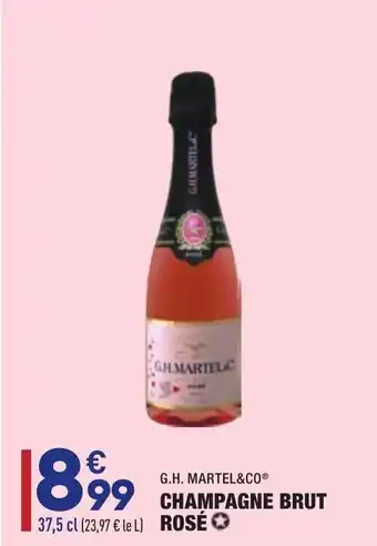 ALDI Champagne brut rosé offre