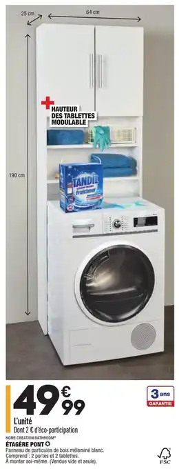 ALDI Étagère pont offre