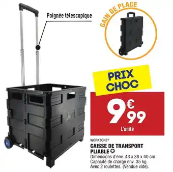 ALDI Caisse de transport pliable offre