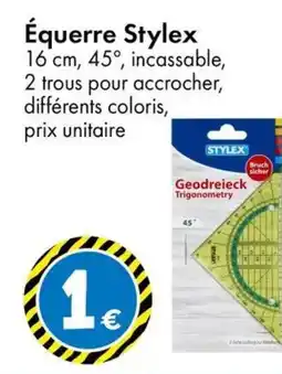 TEDi STYLEX Équerre offre