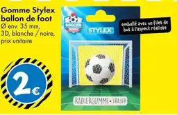 TEDi STYLEX Gomme ballon de foot offre
