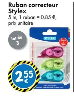 TEDi STYLEX Ruban correcteur offre