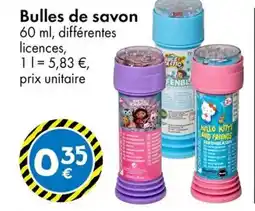 TEDi Bulles de savon offre