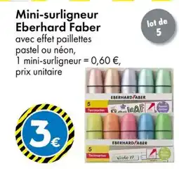 TEDi Mini-surligneur Eberhard Faber offre