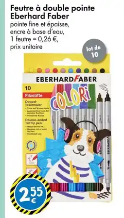 TEDi Feutre à double pointe Eberhard Faber offre