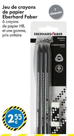 TEDi Jeu de crayons de papier Eberhard Faber offre