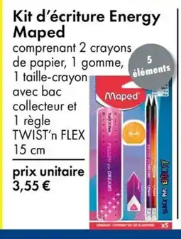TEDi MAPED Kit d'écriture Energy offre