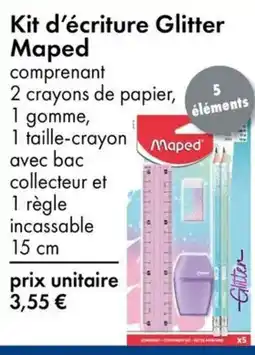 TEDi MAPED Kit d'écriture Glitter offre
