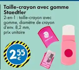 TEDi STAEDTLER Taille-crayon avec gomme offre