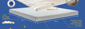 ALDI Matelas confort 7 zones offre