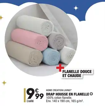 ALDI Drap housse en flanelle offre