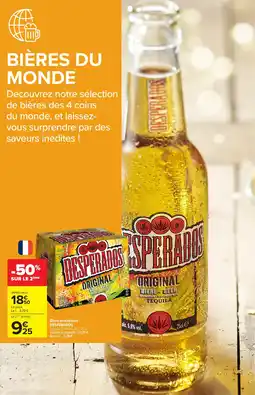 Carrefour DESPERADOS Bière aromatisée offre