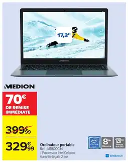 Carrefour Ordinateur portable offre