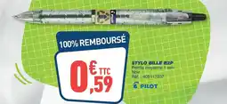 Bureau Vallée PILOT Stylo bille b2p offre