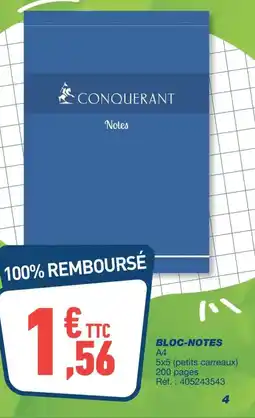 Bureau Vallée Bloc-notes offre