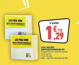 Bureau Vallée Repositionnables offre