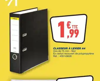 Bureau Vallée Classeur à levier a4 offre